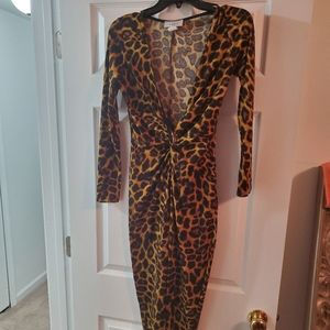 Leopard Print Jumpsuit Size Medium